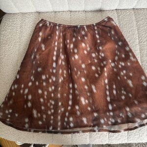 ASOS Deer Print Skirt